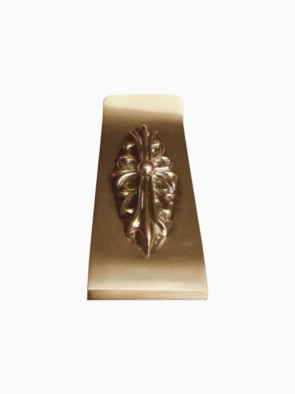 SOLD!!  CHROME HEARTS 
Silver Cross Design Money Clip